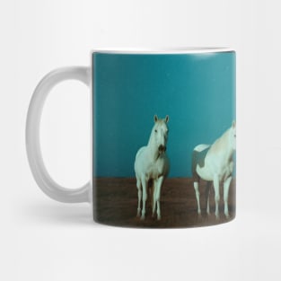 White Horses Blue Hour Mug